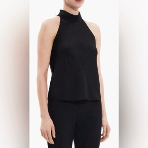 Theory | Black Halter Top